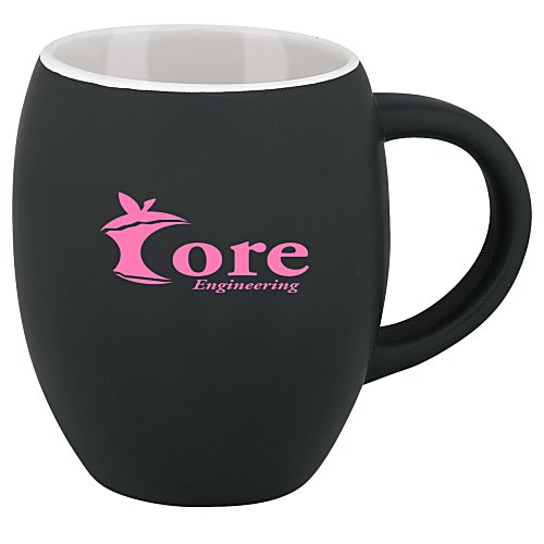 Matte Barrel Ceramic Mug - 16 oz. Main Image