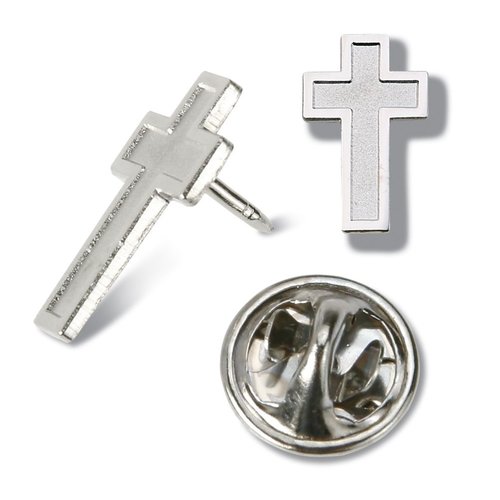 Lapel Pins - Cross - Unimprinted Main Image