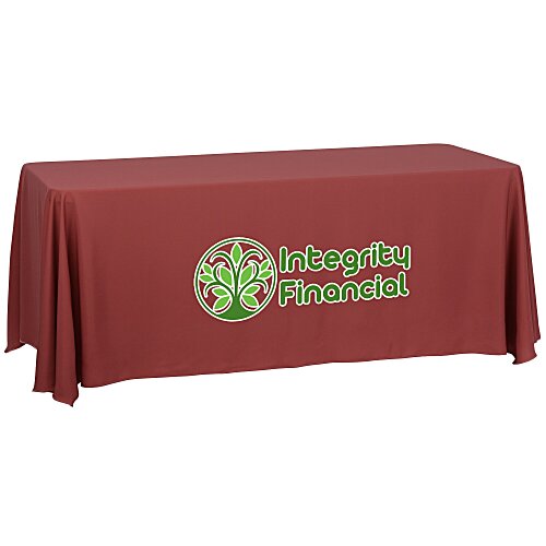 Serged Closed-Back Table Throw - 6 feet Main Image