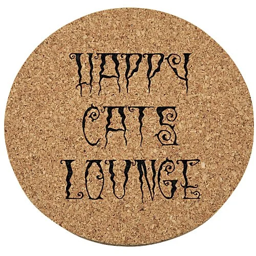 Cork Coaster Set — Natural Cork