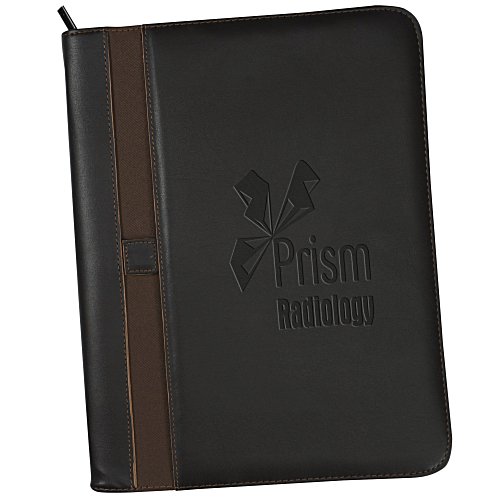 Stratford Zippered Writing Portfolio - Debossed Main Image