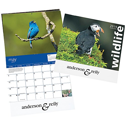 4imprint Exclusive 2019 Wildlife Calendar Main Image