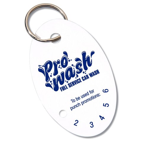 Punch Key Tag - Oval Main Image