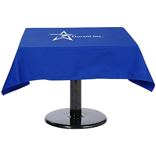 Hemmed Poly/Cotton Table Throw - Square Main Image