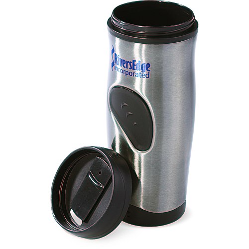 Stainless Thumbprint Tumbler - 16 oz. Main Image