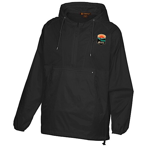 Harriton Packable Nylon Jacket - Full Color Main Image