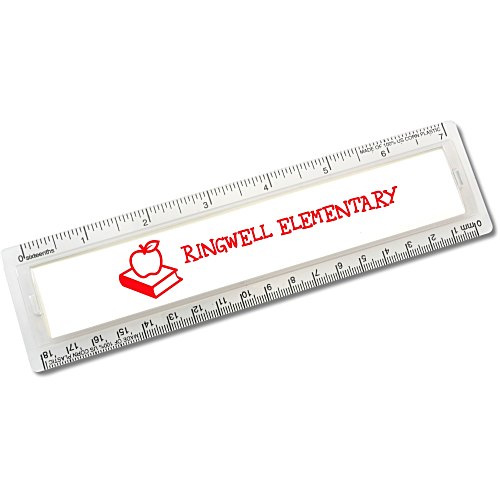 Corn Plastic Magnaview Ruler - 7" Main Image