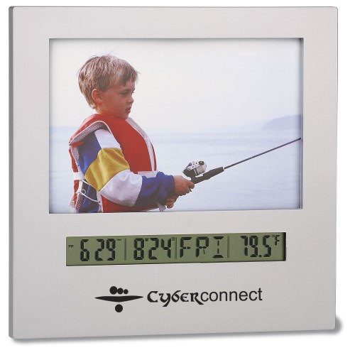 Picture Frame w/Clock - Large Main Image