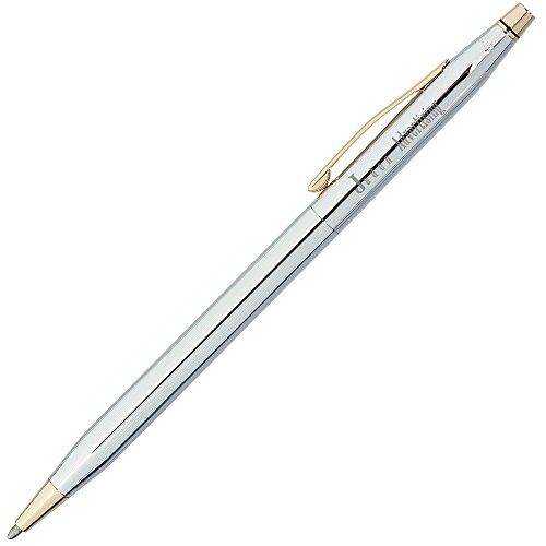 Cross Century Classic Twist Metal Pen - Gold Trim - Chrome Main Image