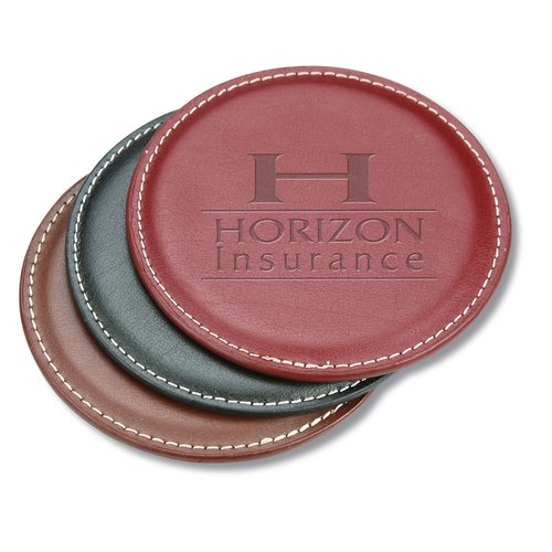 Accent Leather Coaster Main Image