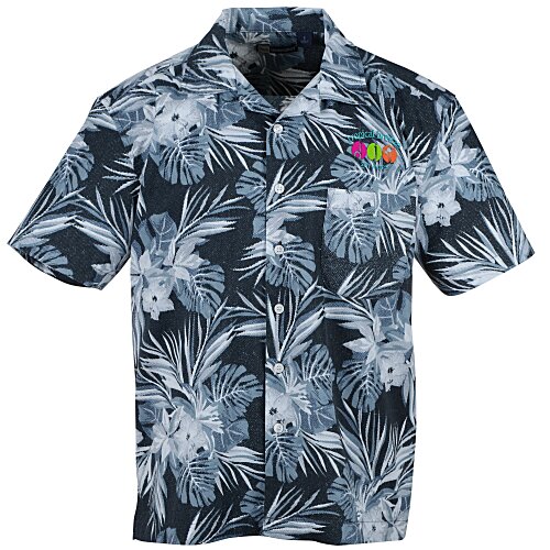 Tropical Print Camp Shirt Main Image