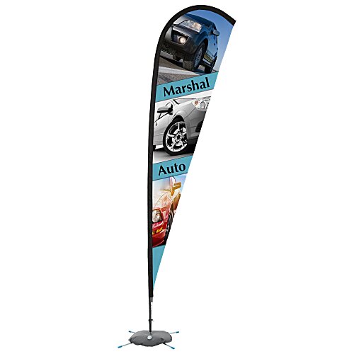 Indoor Sail Sign - 11' - One Sided Main Image
