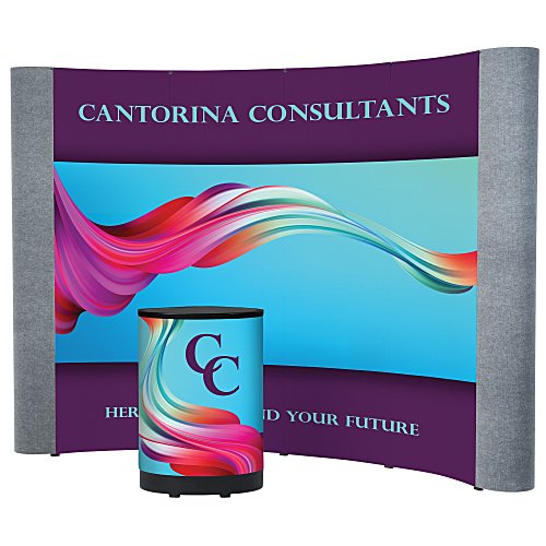 Standard Curved Floor Display - 10' - Mural Center Main Image