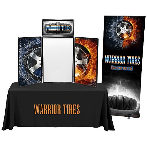 Show N Write Tabletop Display - 6' - Full Color - Kit Main Image
