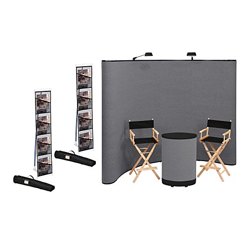 Deluxe Curved Floor Display - 10' - Blank - Kit Main Image
