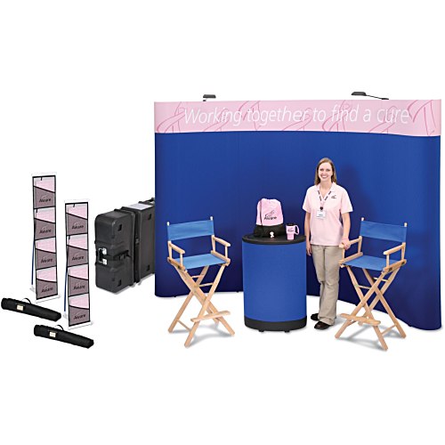 Standard Curved Floor Display - 10' - Header - Kit Main Image