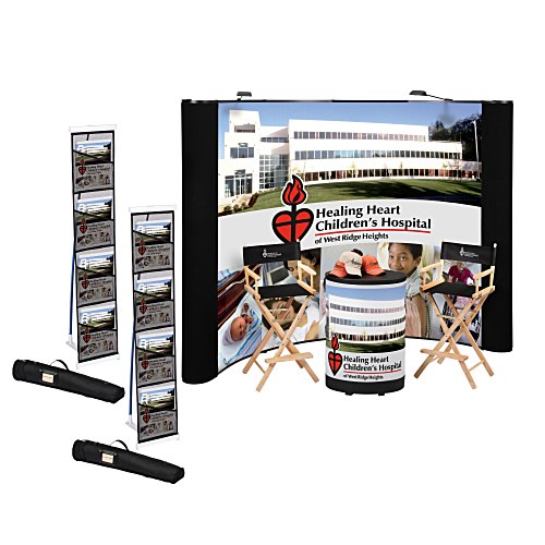 Standard Curved Floor Display - 10' - Mural Center - Kit Main Image
