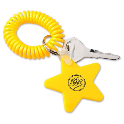 Coil Keychain - Star - 24 hr Main Image