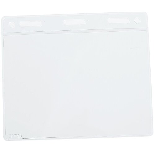 Clear Vinyl Badge Holder with Hi-Back Slot Main Image