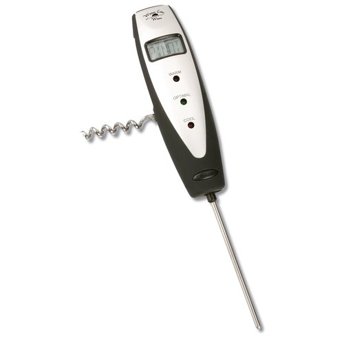 Veneto Digital Wine Thermometer w/ Corkscrew Main Image