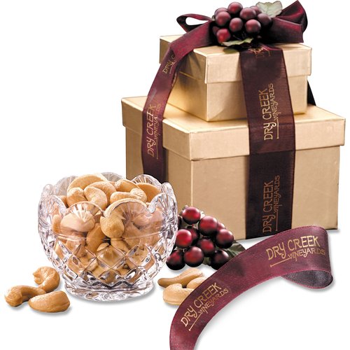 Shannon Crystal Diamond Bowl w/ Cashews Main Image