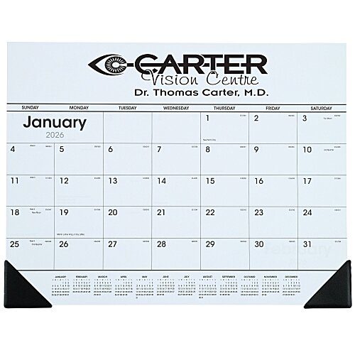 Desk Pad Calendar with Vinyl Corners Main Image