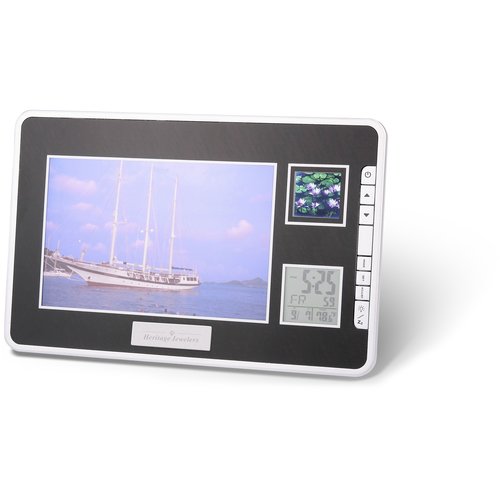 Digital Photo Frame w/ Clock Main Image