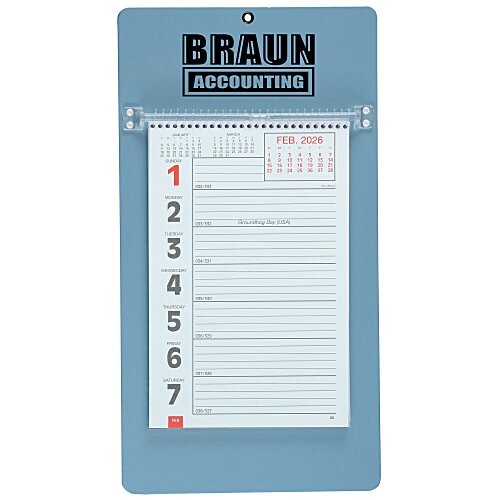 Weekly Tear Away Memo Calendar - Solids Main Image