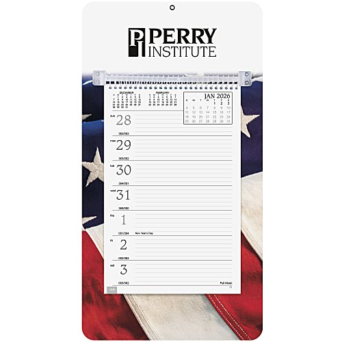 Weekly Tear Away Memo Calendar - Patriotic Main Image