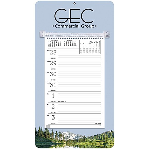 Weekly Tear Away Memo Calendar - Mountain Main Image