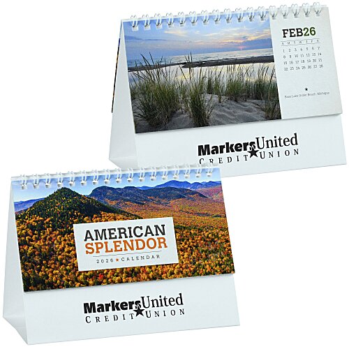 American Splendor Tent-Style Desk Calendar Main Image