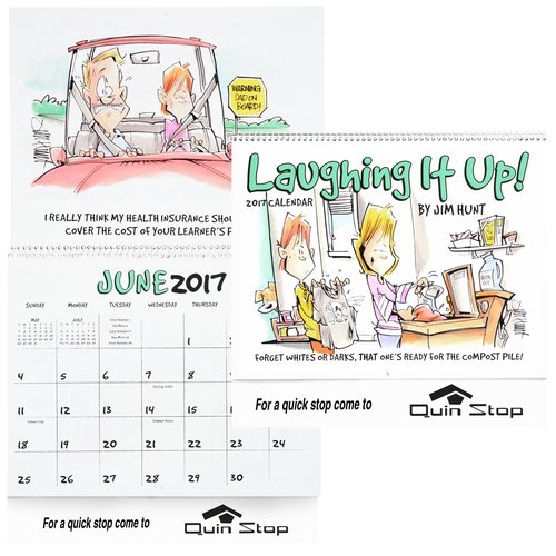 Family Cartoon Calendar Main Image
