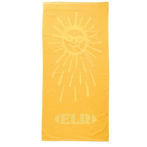 Tone on Tone Stock Art Towel - Sunburst Main Image