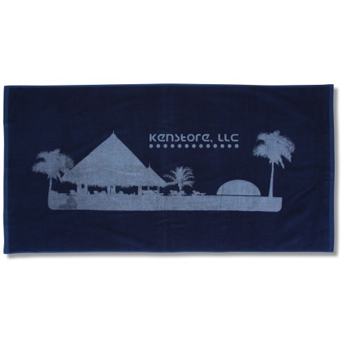 Tone on Tone Stock Art Towel - Cabana Bay Huts Main Image