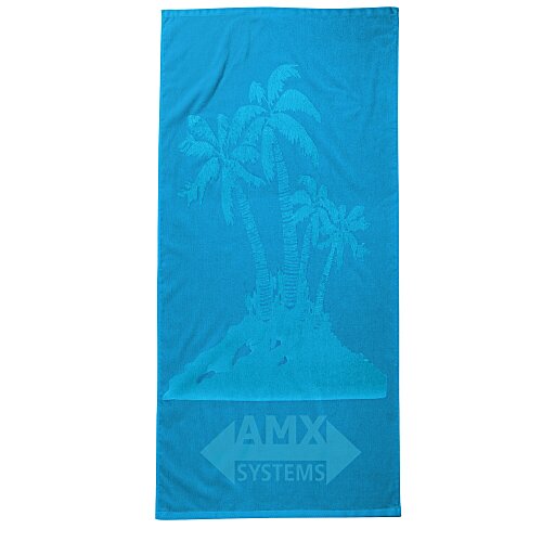 Tone on Tone Stock Art Towel - Palm Tree Main Image