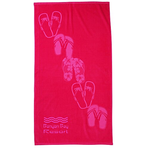 Tone on Tone Stock Art Towel - Sandals Main Image