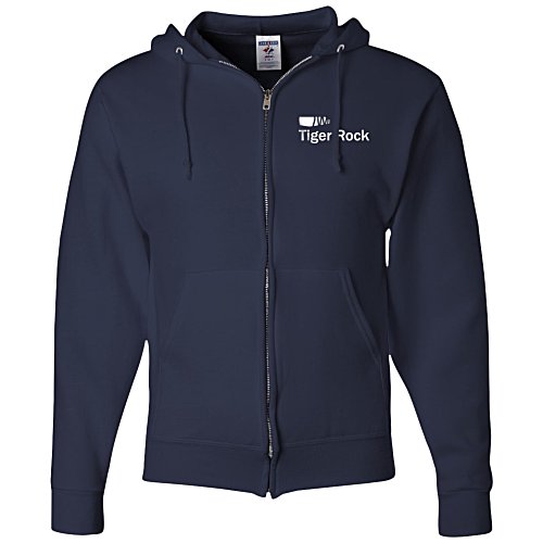 Jerzees NuBlend Full-Zip Hooded Sweatshirt - Screen Main Image