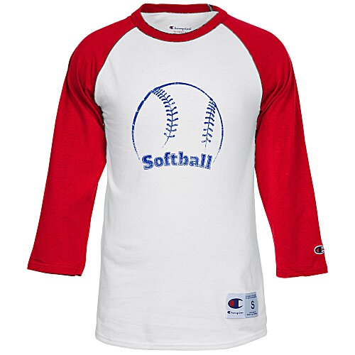 Champion Tagless Raglan Baseball Tee - Screen Main Image
