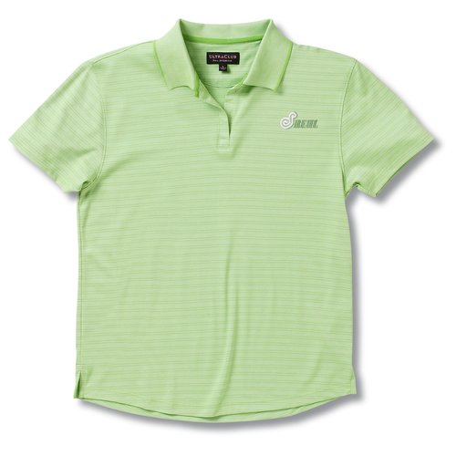 Pima Interlock Patterned Polo - Ladies' Main Image