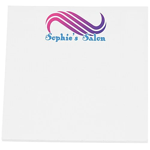 4" x 6" Sticky Note Pad — Black
