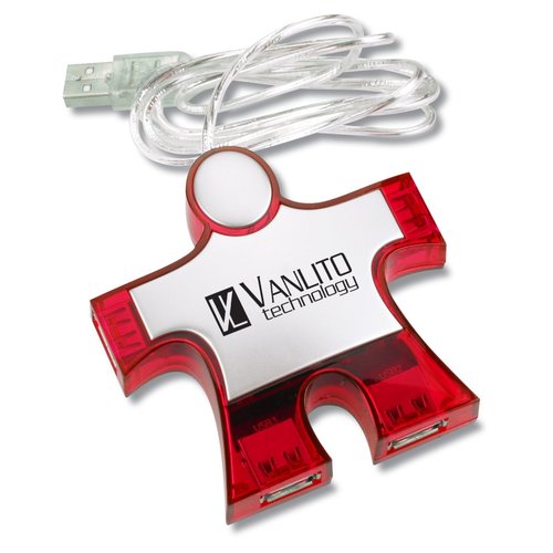4-Port USB Hub w/ Suction Cup Main Image