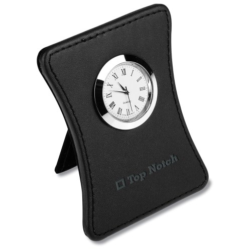 Terra Leather Clock Main Image