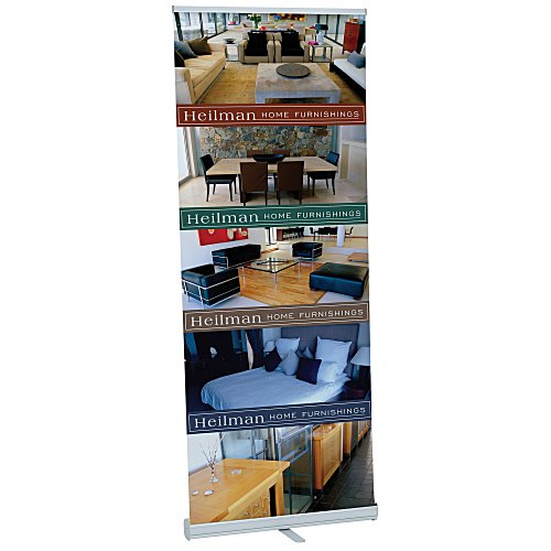 Single Foot Retractable Banner Display - 33-1/2" Main Image