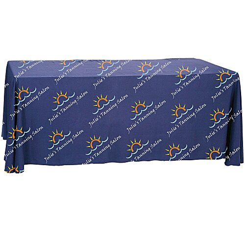 Serged Convertible Table Throw - 4 feet to 6 feet - Full Color Main Image