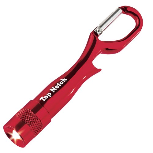 Mini Carabiner Clip Light w/Bottle Opener Main Image