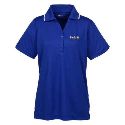 Moisture Management Tipped Polo - Ladies' Main Image