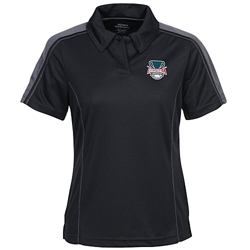 Performance Pique Colorblock Polo - Ladies' Main Image
