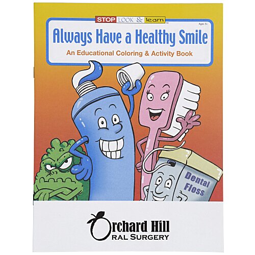 Always Have a Healthy Smile Coloring Book Main Image