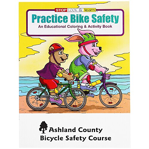 Practice Bike Safety Coloring Book Main Image