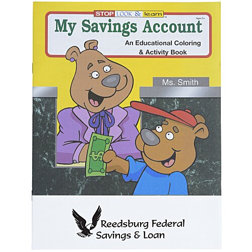 My Savings Account Coloring Book Main Image